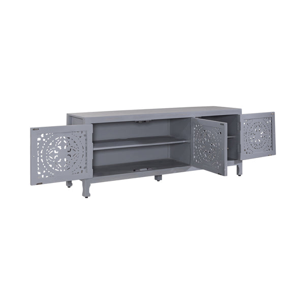 Liberty Furniture 2077-AC6526 65 Inch 3 Door Accent TV Stand