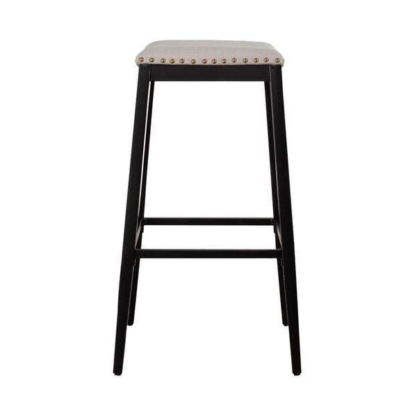 Liberty Furniture 179-B000130-B Backless Uph Barstool- Black