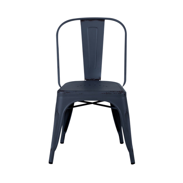 Liberty Furniture 179-C3505-N Bow Back Side Chair- Navy