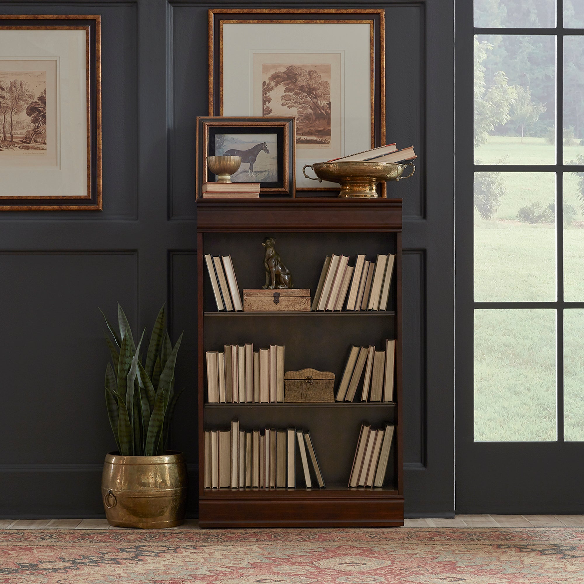 Liberty Furniture 273-HO3048-RTA Jr Executive 48 Inch Bookcase (RTA)
