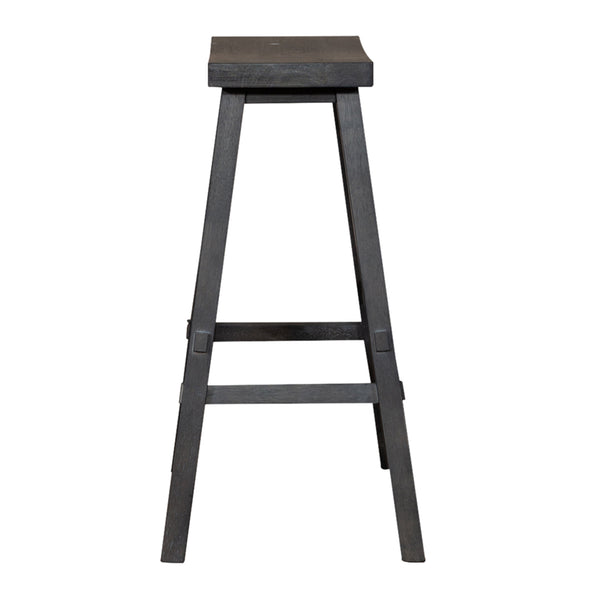 Liberty Furniture 38-B1830-S 30 Inch Sawhorse Stool- Slate