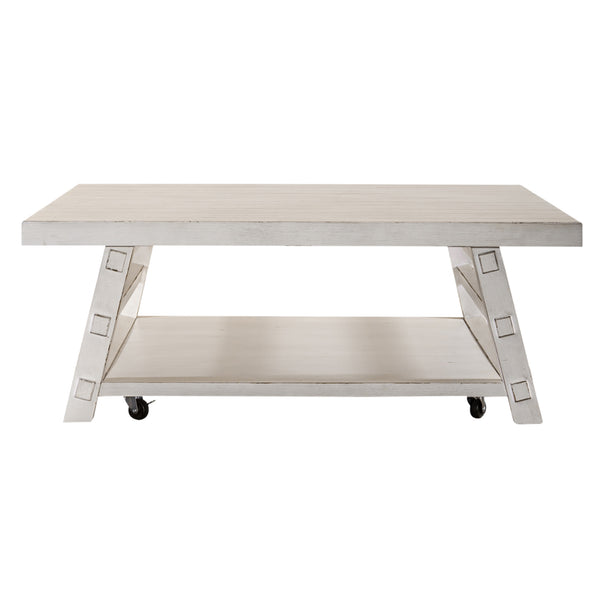 Liberty Furniture 406W-OT1014 Oversized Square Cocktail Table