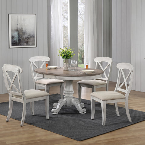 Liberty Furniture 303W-CD-5PDS 5 Piece Pedestal Table Set