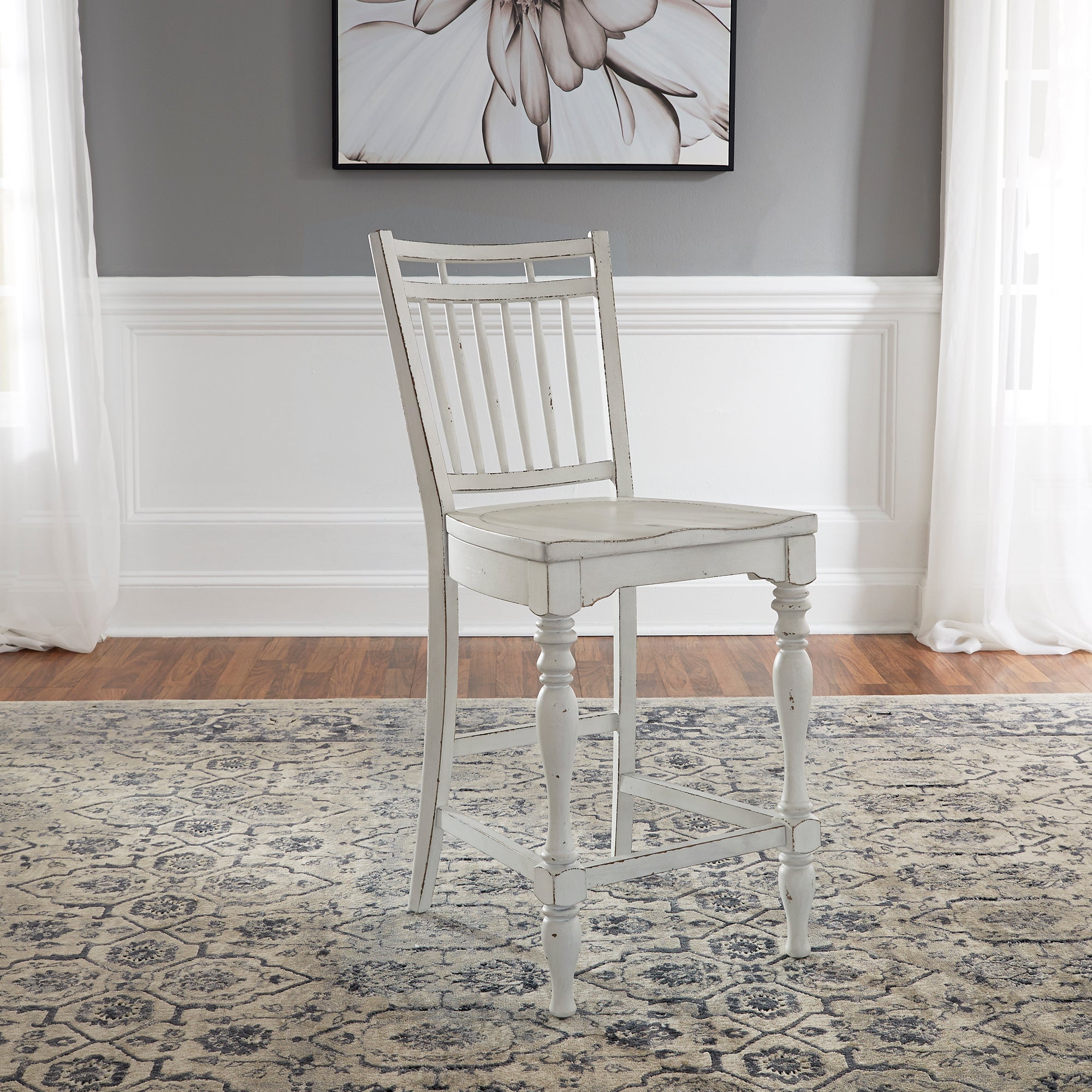 Liberty Furniture 244-B400024 Spindle Back Counter Chair (RTA)