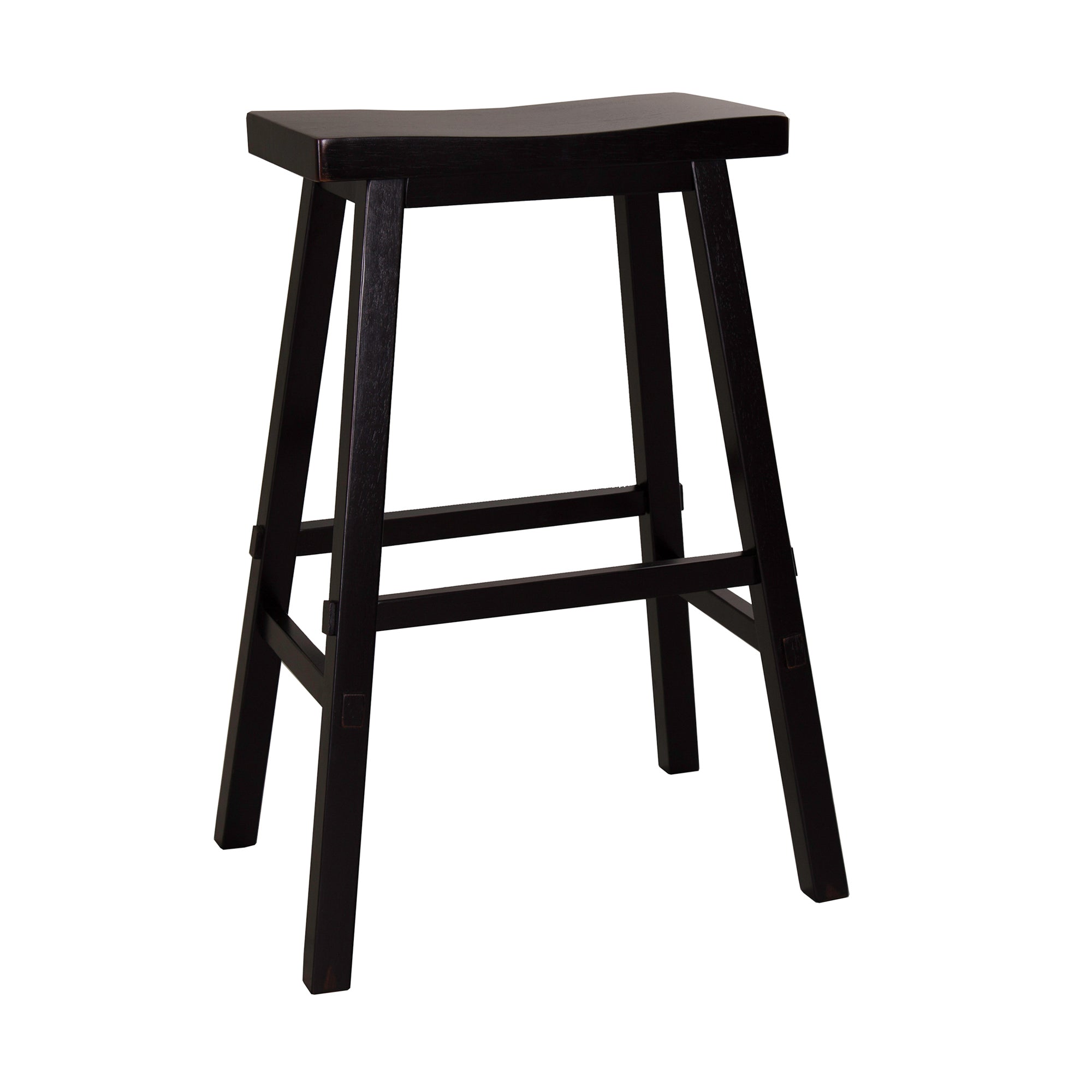 Liberty Furniture 48-B1830 30 Inch Sawhorse Barstool - Black (RTA)
