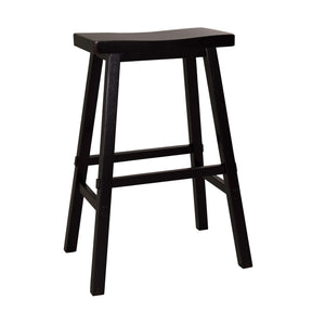 Liberty Furniture 48-B1830 30 Inch Sawhorse Barstool - Black (RTA)