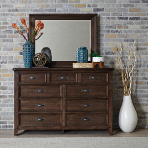 Liberty Furniture 184-BR-DM Dresser & Mirror