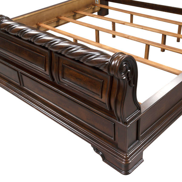 Liberty Furniture 575-BR-QSLDMCN Queen Sleigh Bed, Dresser & Mirror, Chest, Night Stand