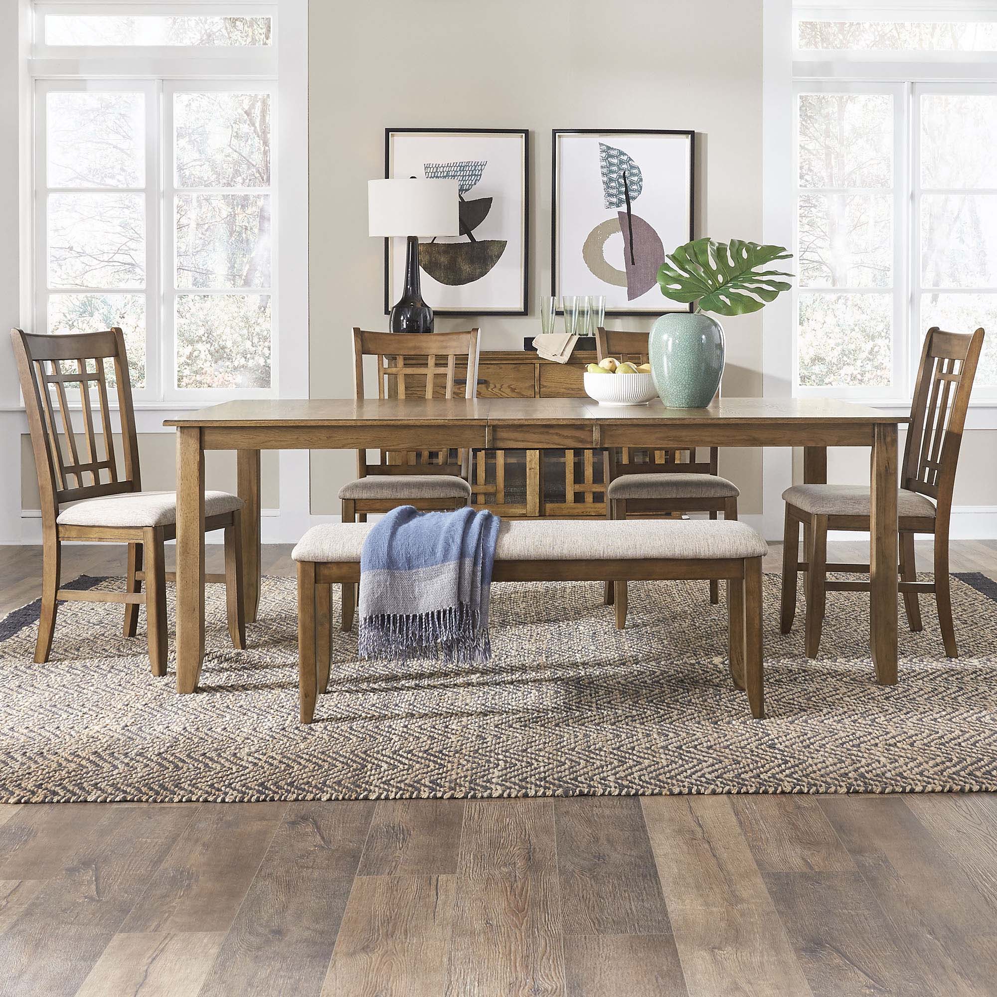 Liberty Furniture 227-CD-6RTS 6 Piece Rectangular Table Set