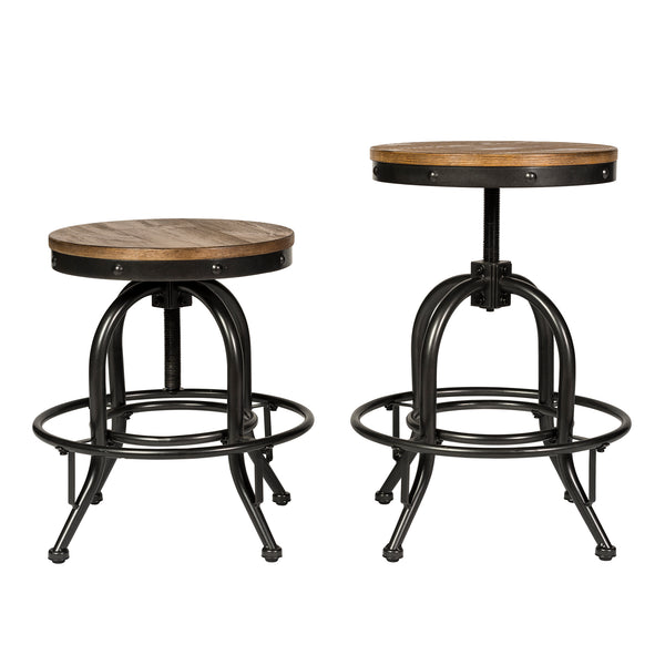 Liberty Furniture 179-B000324 24 Inch Adjustable Counter Stool