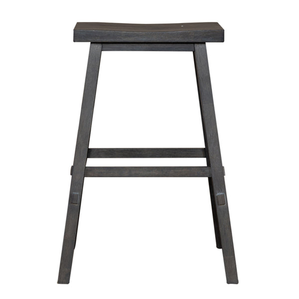 Liberty Furniture 38-B1830-S 30 Inch Sawhorse Stool- Slate