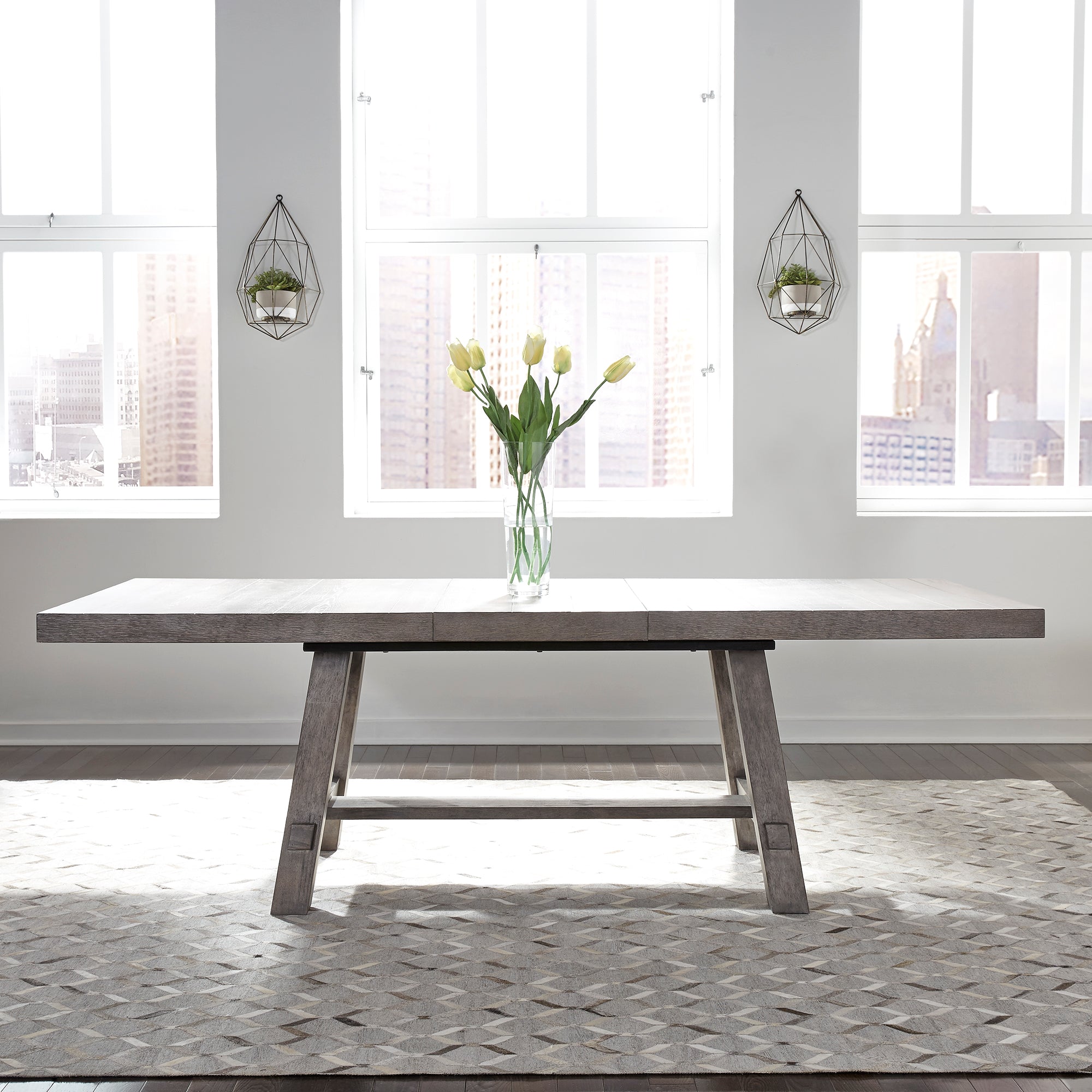 Liberty Furniture 406-DR-TRS Trestle Table Set