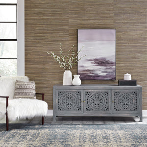 Liberty Furniture 2077-AC6526 65 Inch 3 Door Accent TV Stand