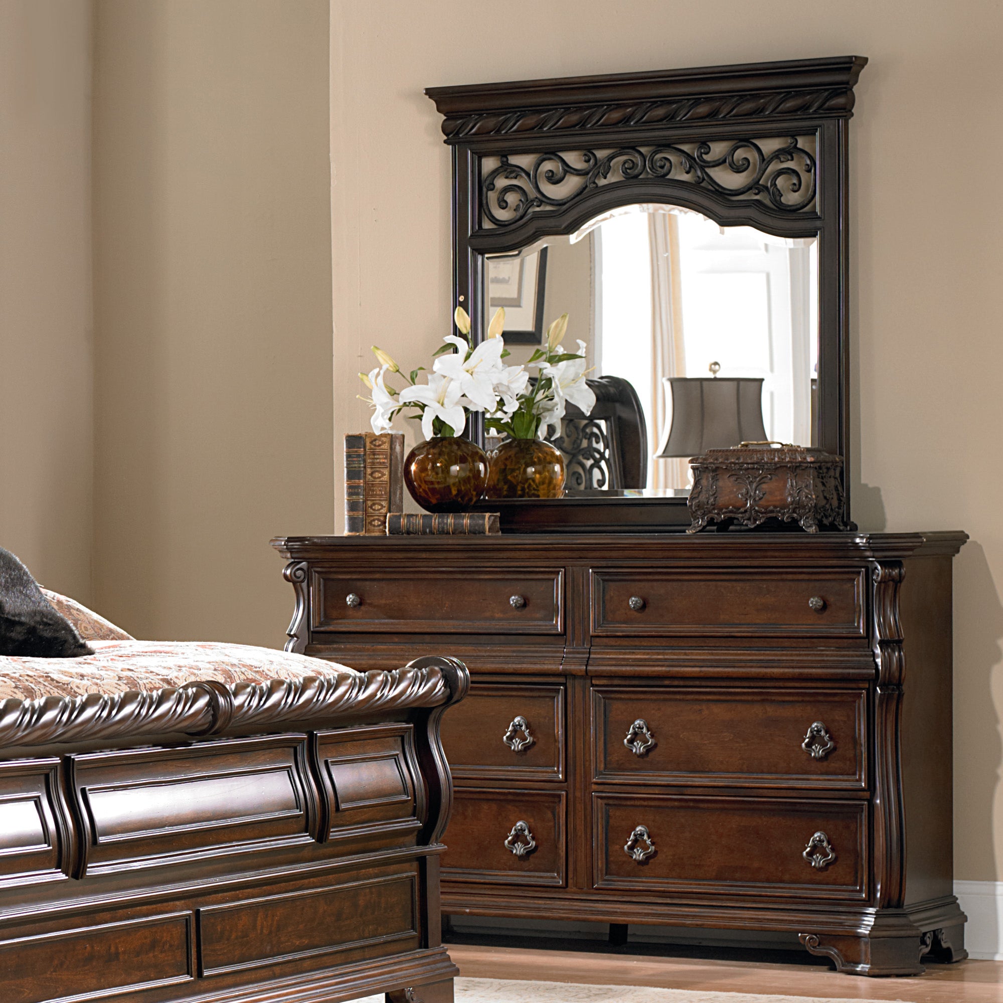 Liberty Furniture 575-BR-DM Dresser & Mirror