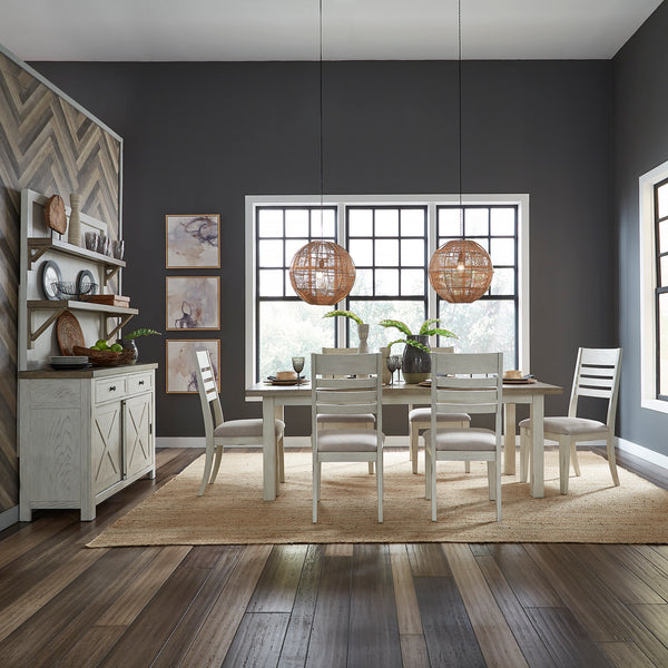 Liberty Furniture 462-CD-7RLS 7 Piece Rectangular Table Set