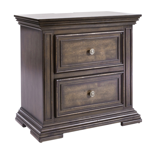 Liberty Furniture 361-BR61 2 Drawer Night Stand w/ Charging Station