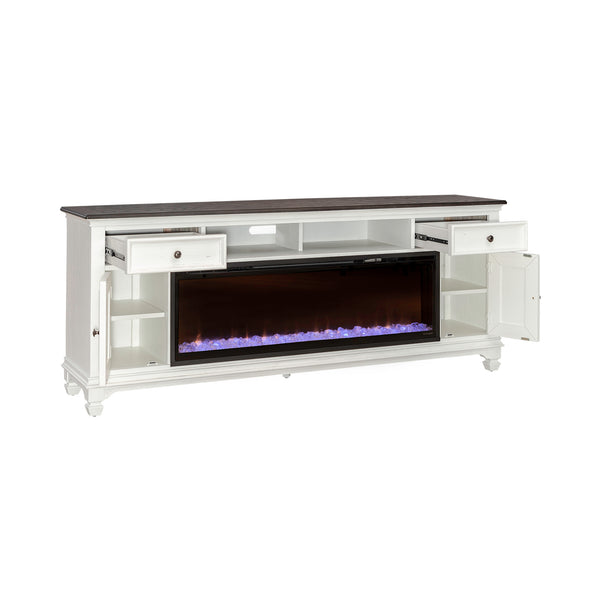 Liberty Furniture FIRE-417-TV80F 80 Inch Fireplace TV Console