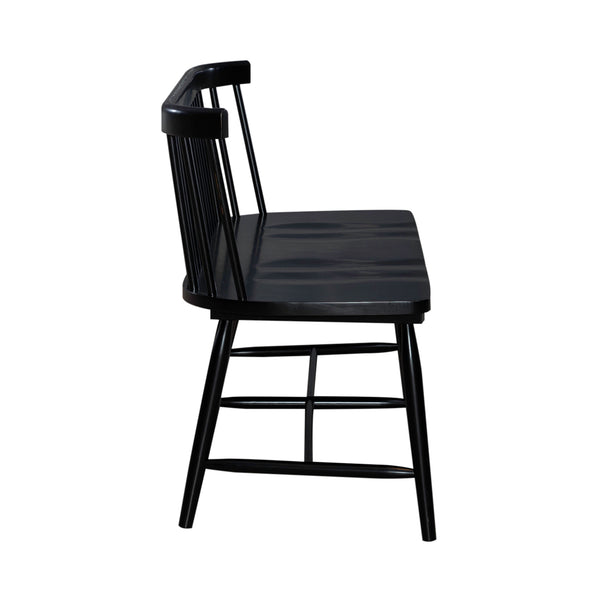 Liberty Furniture 224-C4000B-B Spindle Back Dining Bench - Black (RTA)