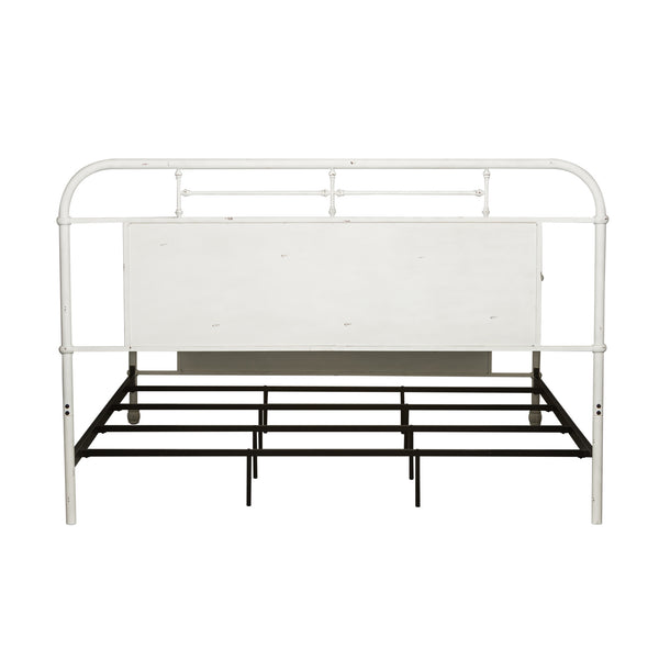 Liberty Furniture 179-BR13HFR-AW Queen Metal Bed - Antique White