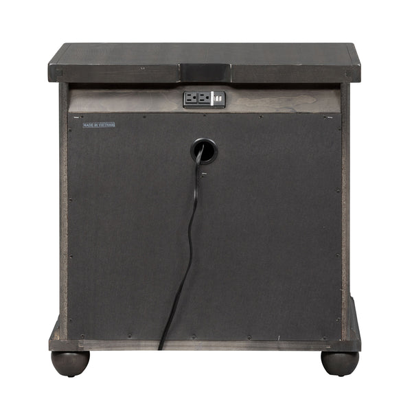Liberty Furniture 879-BR61 Night Stand w/ Charging Station
