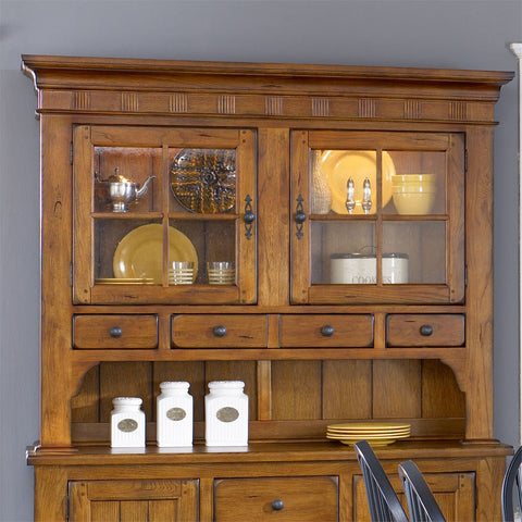 Liberty Furniture 17-CH6285 Hutch - Oak
