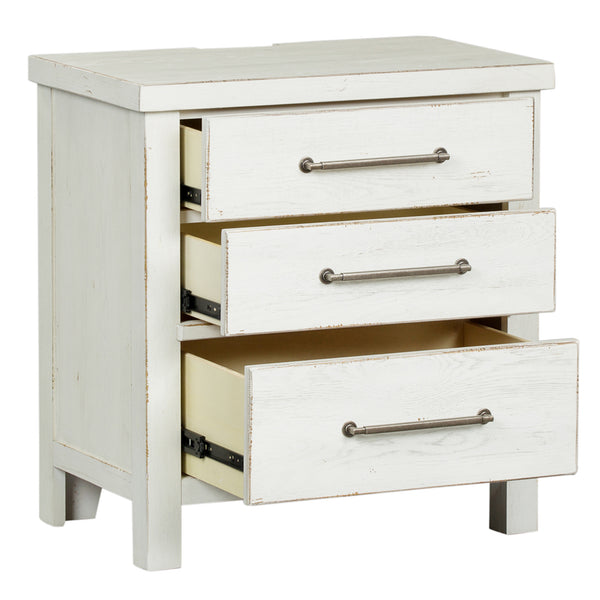 Liberty Furniture 406W-BR61 3 Drawer Night Stand