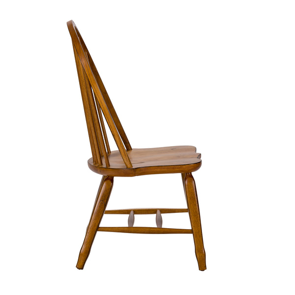 Liberty Furniture 17-C2050 Bow Back Side Chair -  Oak