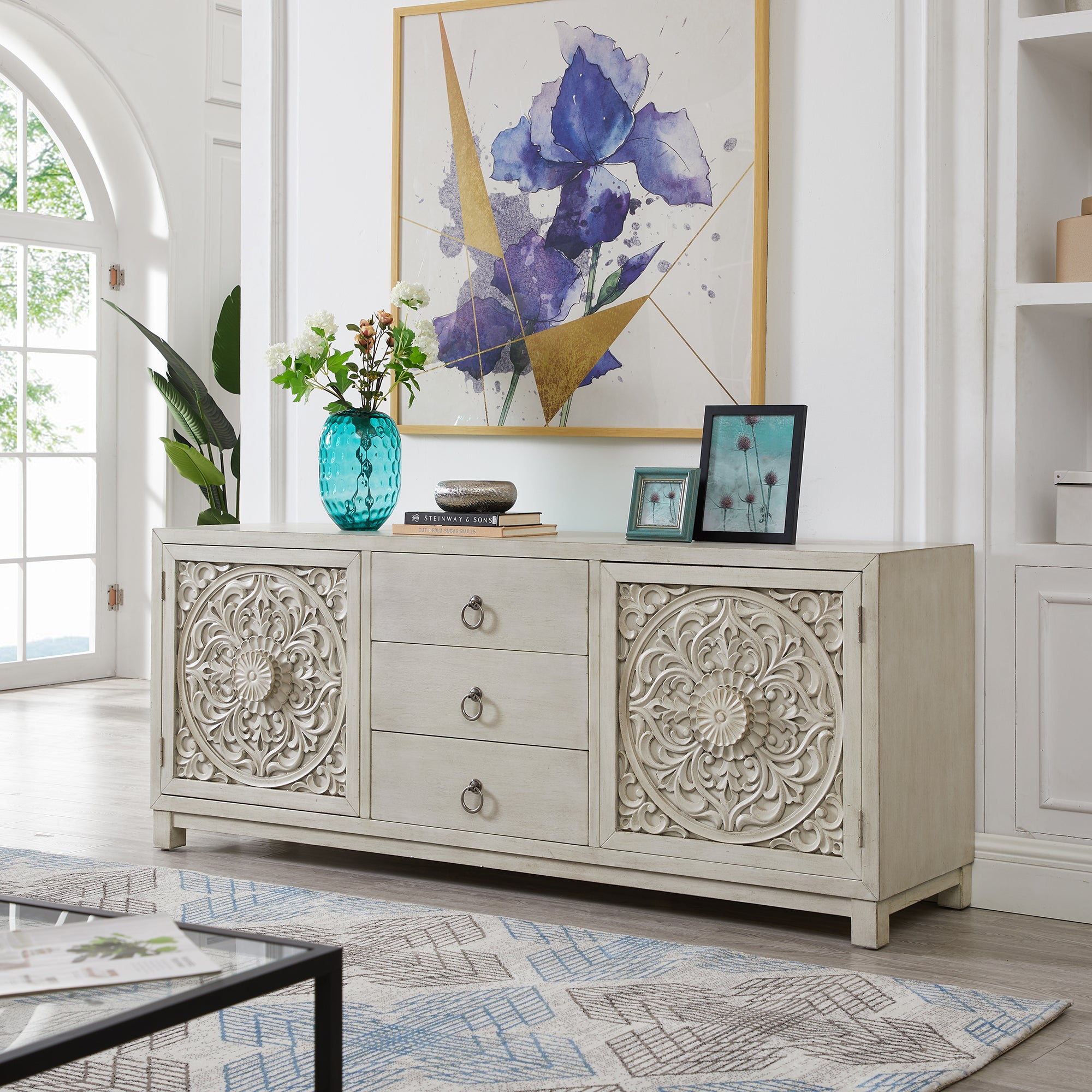 Liberty Furniture 2057W-AC7229 2 Door 3 Drawer Accent Cabinet