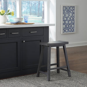 Liberty Furniture 38-B1824-S 24 Inch Sawhorse Counter Stool - Slate