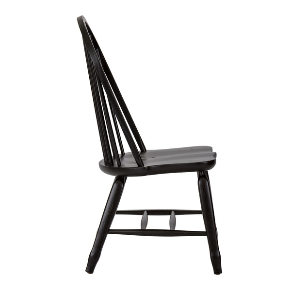 Liberty Furniture 17-C4050 Bow Back Side Chair - Black