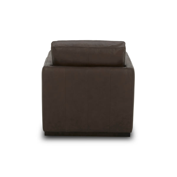 Liberty Furniture 713-ACH15-DB-L Leather Swivel Accent Chair - Timber