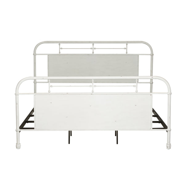 Liberty Furniture 179-BR13HFR-AW Queen Metal Bed - Antique White