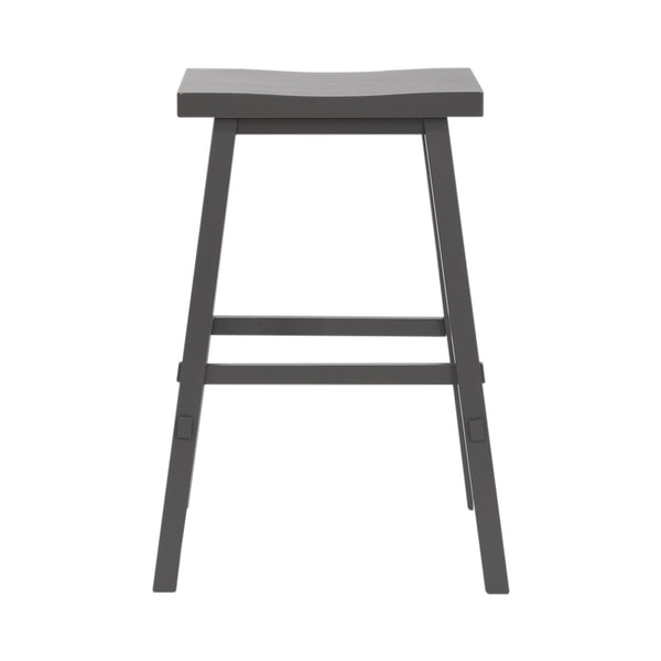 Liberty Furniture A38-B1824-G 24 Inch Sawhorse Counter Stool- Gray