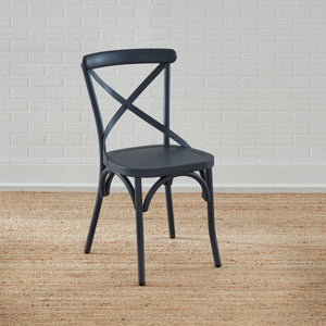 Liberty Furniture 179-C3005-N X Back Side Chair- Navy