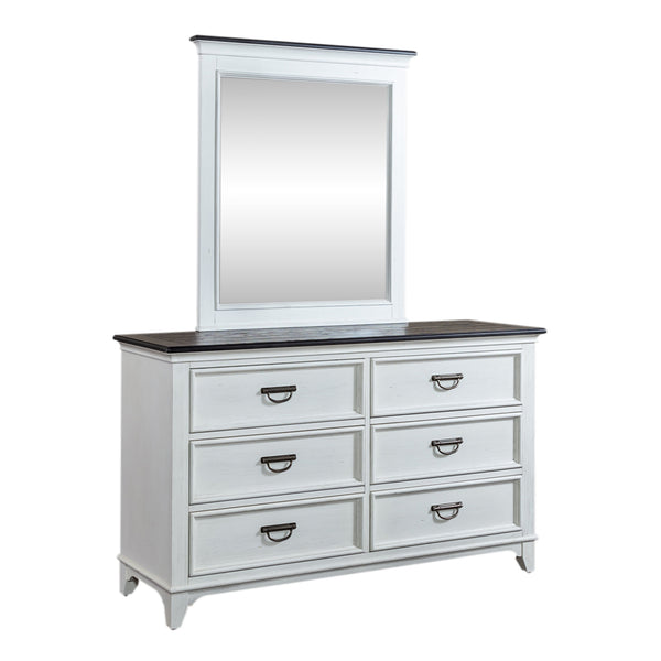 Liberty Furniture 417-YBR-DM Dresser & Mirror