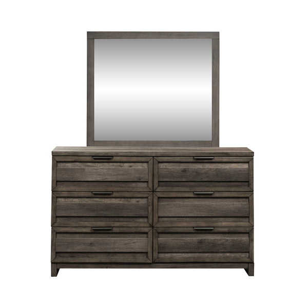 Liberty Furniture 686-BR-KPBDMCN King Panel Bed, Dresser & Mirror, Chest, Night Stand
