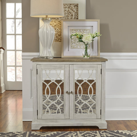 Liberty Furniture 2001-AC3634 2 Door Mirrored Accent Cabinet