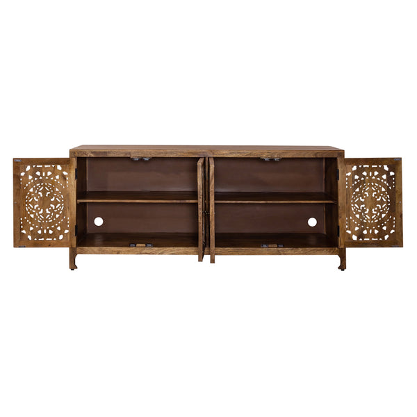 Liberty Furniture 2077-AC7432 74 Inch 4 Door Accent TV Stand