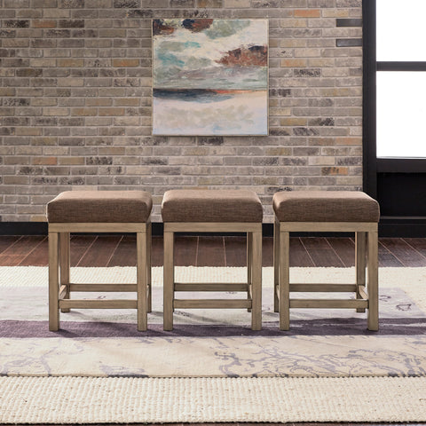Liberty Furniture 439-OT-3STL Uph Console Stools (3 Piece Set)