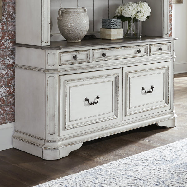 Liberty Furniture 244-HOJ-OCHS Opt Credenza & Hutch
