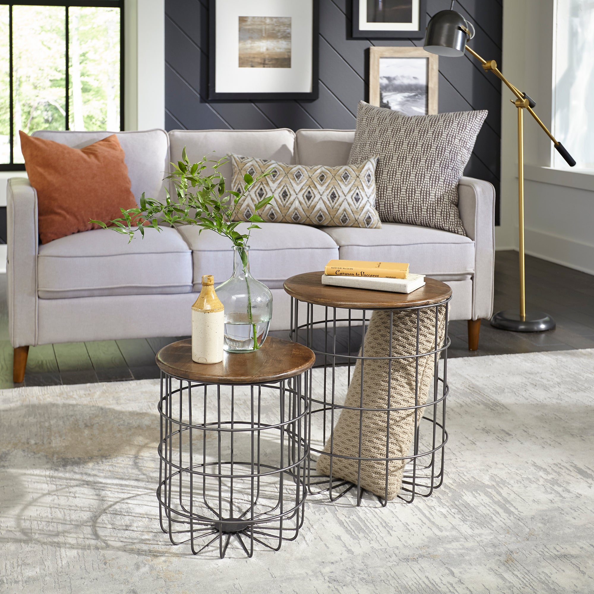 Liberty Furniture 2129-AC1000 Nesting Caged Accent Tables