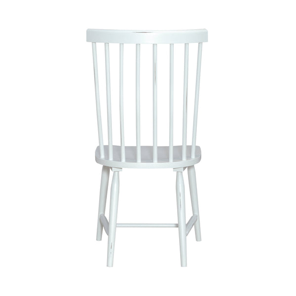 Liberty Furniture 224-C4000S-W Spindle Back Side Chair - White (RTA)