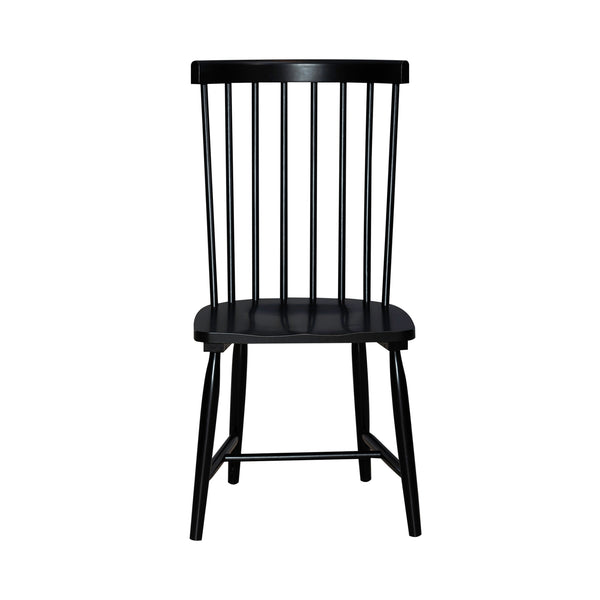 Liberty Furniture 224-C4000S-B Spindle Back Side Chair - Black (RTA)