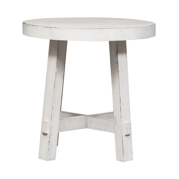 Liberty Furniture 406W-OT1024 Splay Leg Round End Table