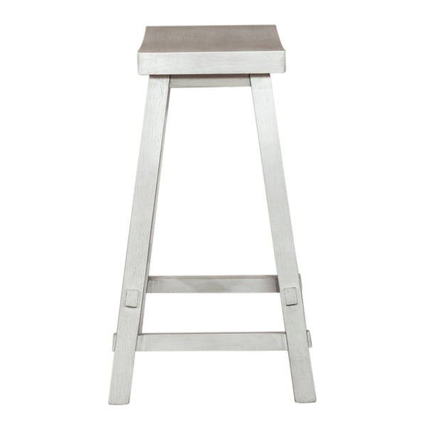 Liberty Furniture 38-B1824-W 24 Inch Sawhorse Counter Stool - White