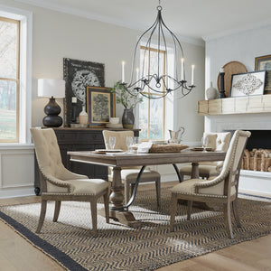 Liberty Furniture 615-DR-5TRS 5 Piece Trestle Table Set