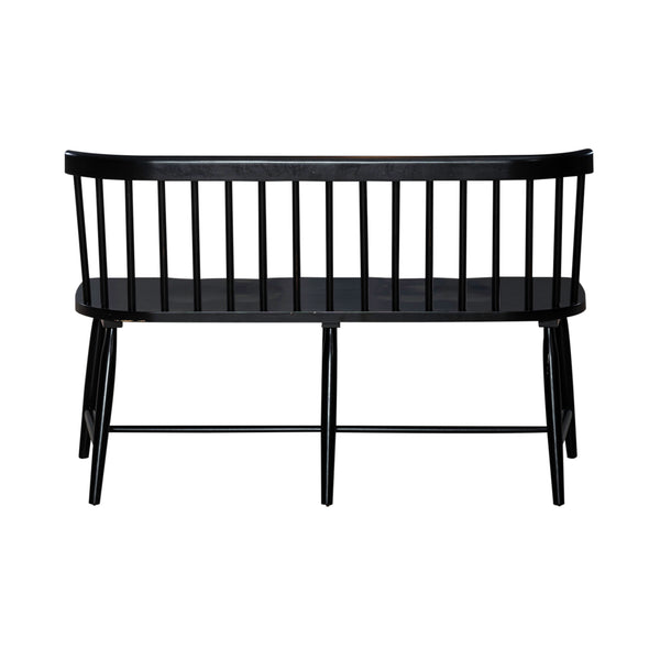 Liberty Furniture 224-C4000B-B Spindle Back Dining Bench - Black (RTA)