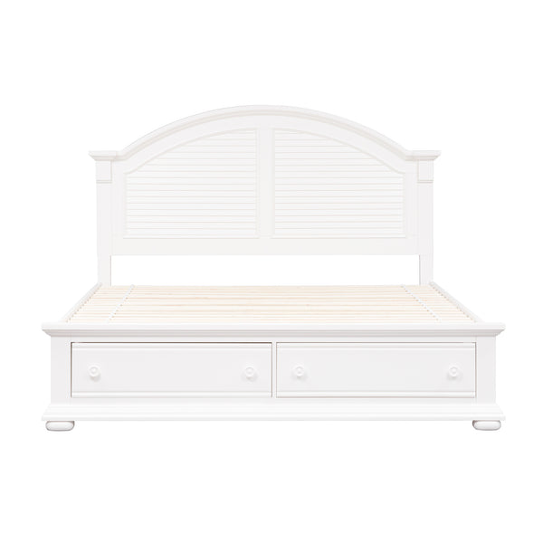 Liberty Furniture 607-BR-QSBDMN Queen Storage Bed, Dresser & Mirror, Night Stand