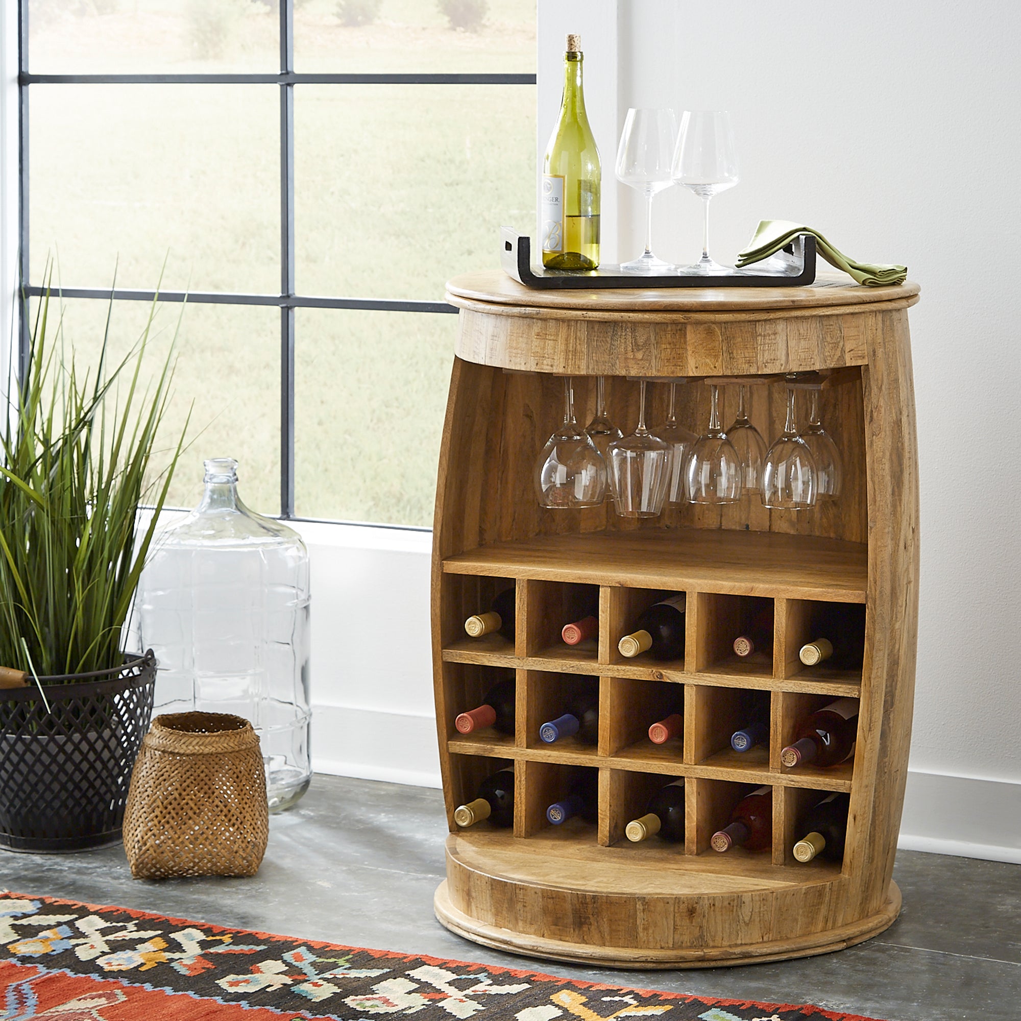 Liberty Furniture 2108-AT1000 Accent Wine Barrel