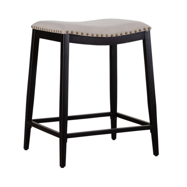 Liberty Furniture 179-B000124-B Backless Uph Counter Chair- Black